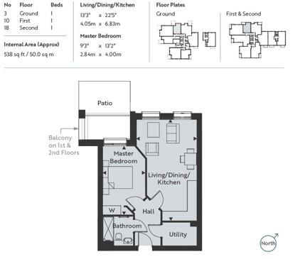 Floor Plan | Flat - Retirement | 33 Lindfield Place | For Sale